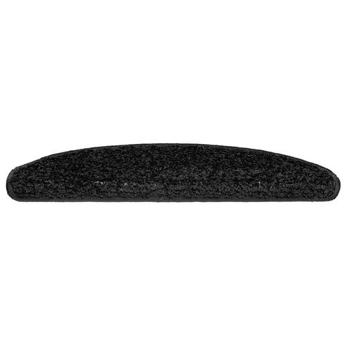 Trappemåtter 20 stk. 65x21x4 cm sort