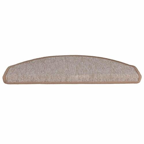 Trappemåtter 20 stk. 65x24x4 cm lysebrun