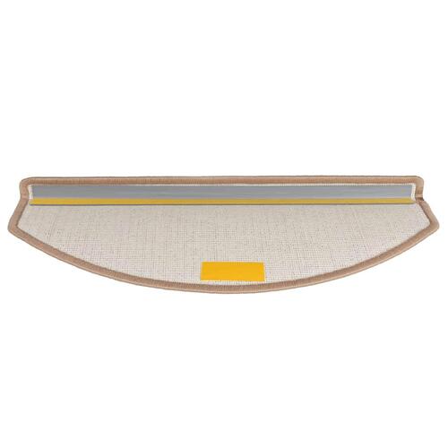 Trappemåtter 20 stk. 65x24x4 cm lysebrun