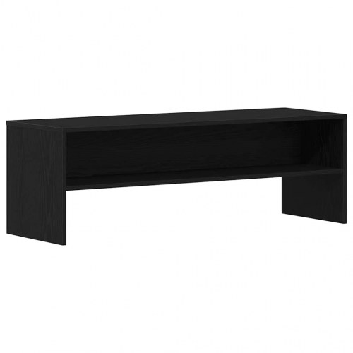 TV-bord 120 x 40 x 40 cm i sort egetræsfarve