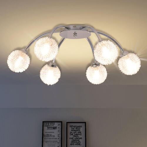 Loftslampe med 6 LED-pærer G9 240 W