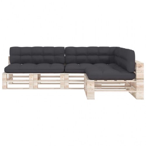 Hynder til pallesofa - 7 dele, antracitgrå