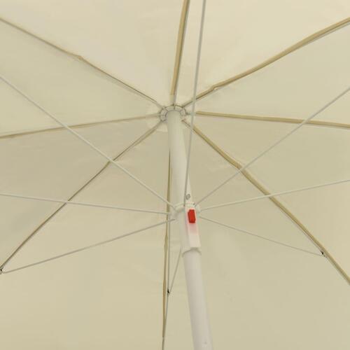Strandparasol 240 cm sandgul