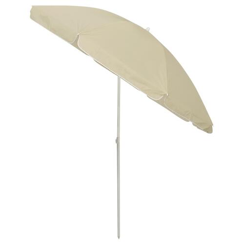 Strandparasol 240 cm sandgul