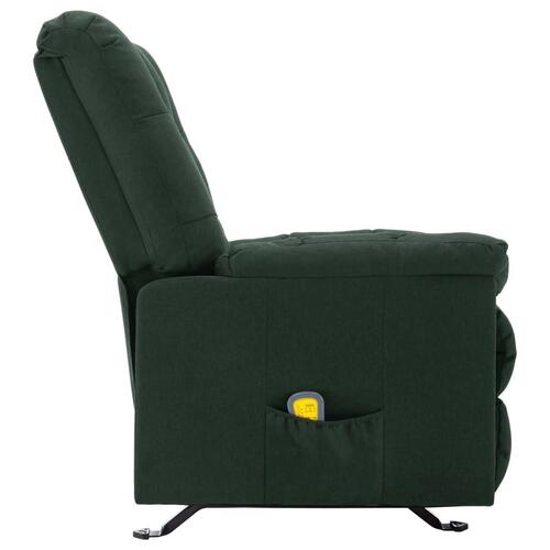 Massagestol stof mørkegrøn