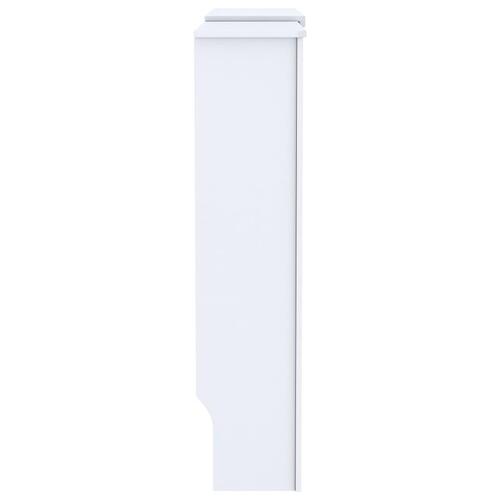 Radiatorskjuler 205 cm MDF hvid