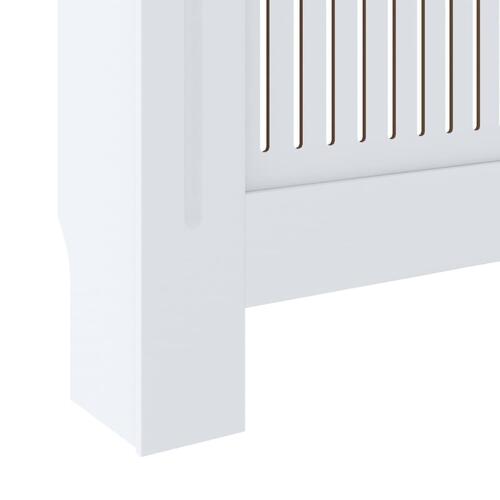 Radiatorskjuler 205 cm MDF hvid