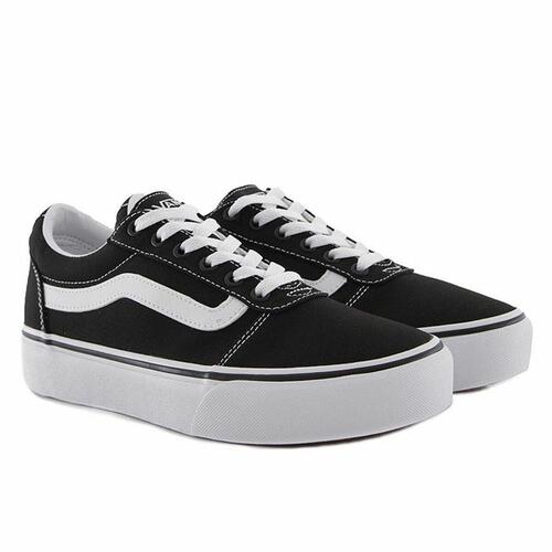 Kvinde Casual Sneakers Vans WM Ward Platform Sort 36.5