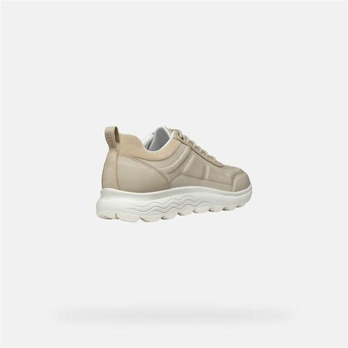 Kvinde Casual Sneakers Geox Spherica C Beige 38