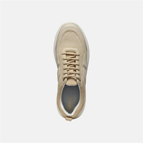 Kvinde Casual Sneakers Geox Spherica C Beige 38