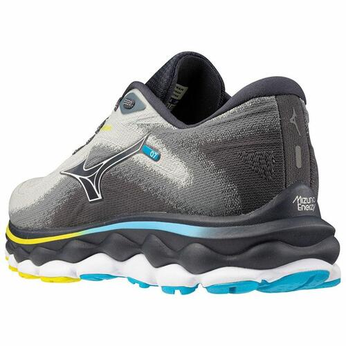 Løbesko til voksne Mizuno Wave Sky 7 Sort Grå 43