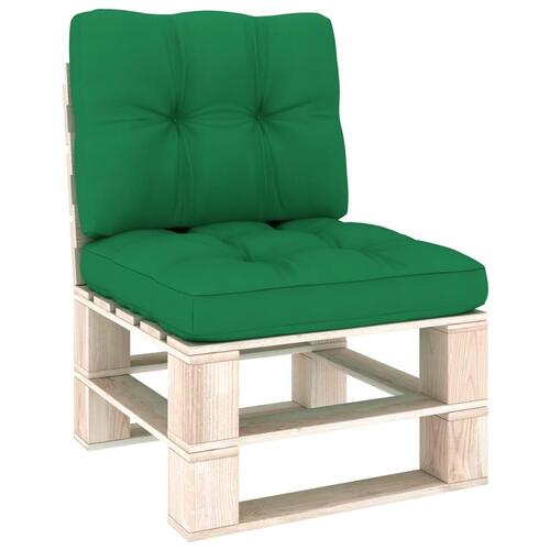 Pallehynder 2 stk. stof grøn