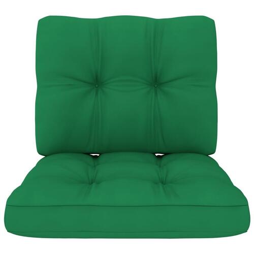 Pallehynder 2 stk. stof grøn