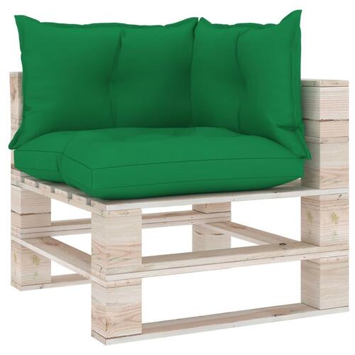 Pallehynder 3 stk. stof grøn