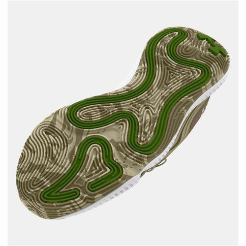 Basketballsko til voksne Under Armour Spawn 6 Camo Oliven Lys brun 42