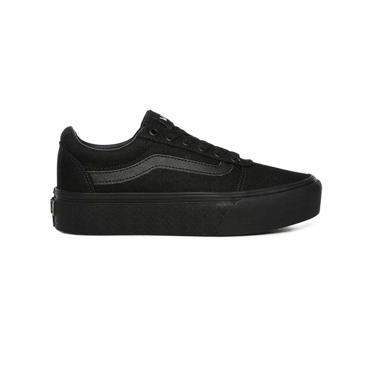 Kvinde Casual Sneakers Vans Ward Platform Sort 34.5