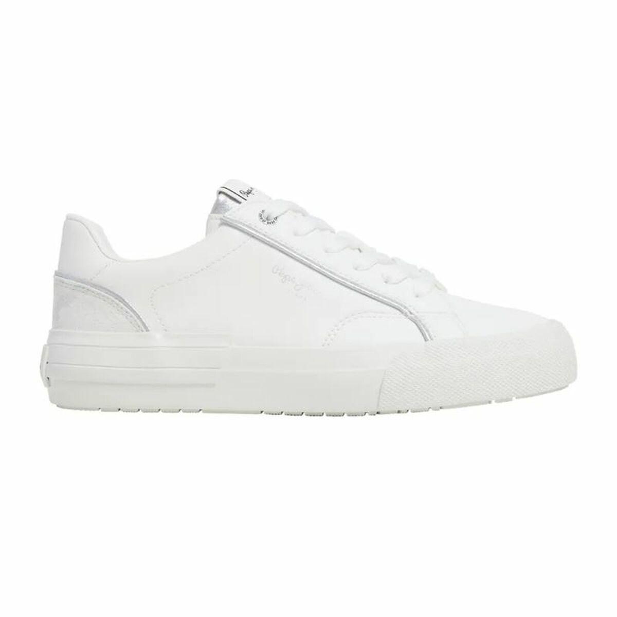 Kvinde Casual Sneakers Pepe Jeans Allen Twin Hvid 37