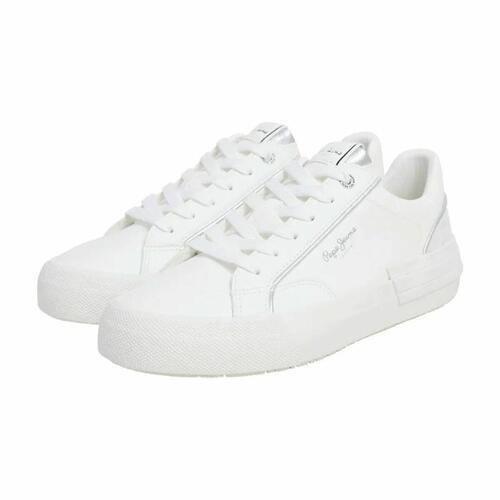 Kvinde Casual Sneakers Pepe Jeans Allen Twin Hvid 40