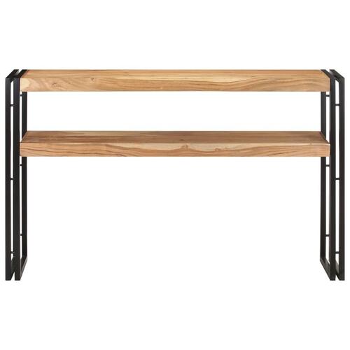 Konsolbord 120x30x75 cm massivt akacietræ