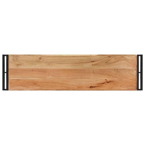 Konsolbord 120x30x75 cm massivt akacietræ