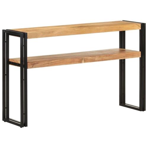 Konsolbord 120x30x75 cm massivt akacietræ