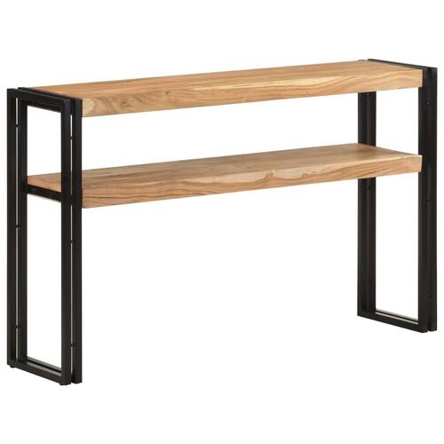 Konsolbord 120x30x75 cm massivt akacietræ