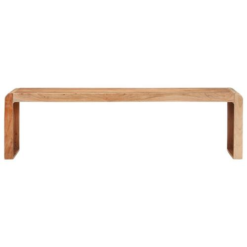 Bænk 160x38x45 cm massivt akacietræ