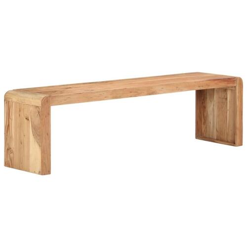 Bænk 160x38x45 cm massivt akacietræ