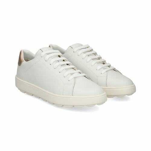 Kvinde Casual Sneakers Geox Spherica Ecub-1 Hvid 36