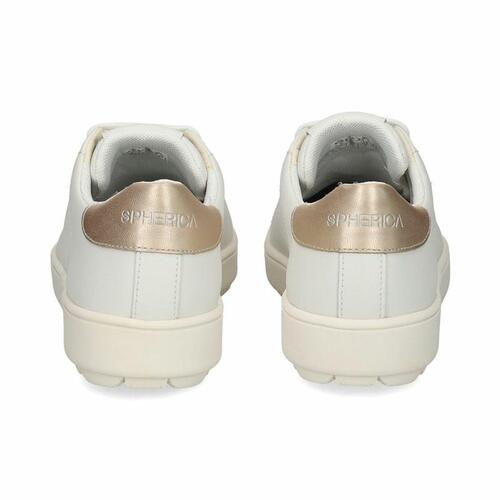 Kvinde Casual Sneakers Geox Spherica Ecub-1 Hvid 36
