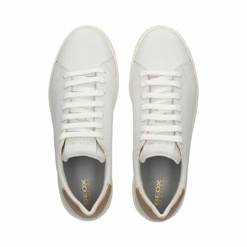 Kvinde Casual Sneakers Geox Spherica Ecub-1 Hvid 36