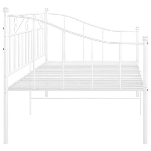 Sengestel til sovesofa 90x200 cm metal hvid
