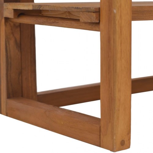 Reol 60x30x120 cm massivt teaktræ