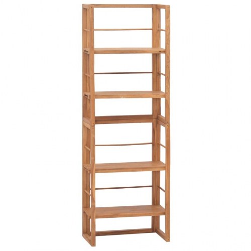 Reol 60x30x180 cm massivt teaktræ