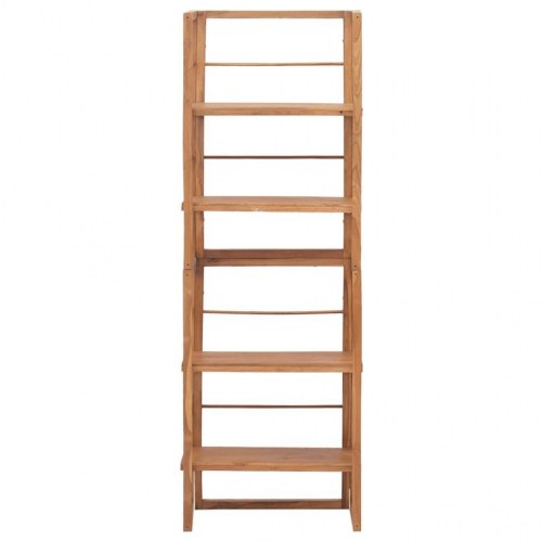 Reol 60x30x180 cm massivt teaktræ