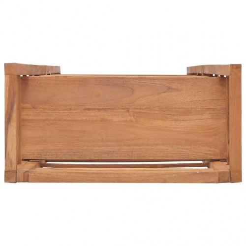 Reol 60x30x180 cm massivt teaktræ