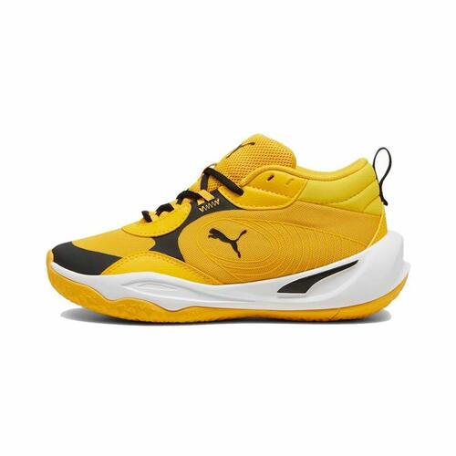 Basketballsko til børn Puma Playmaker Pro Gul 39
