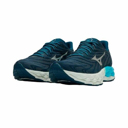 Løbesko til voksne Mizuno Wave Sky 8 Blå Grå 44.5
