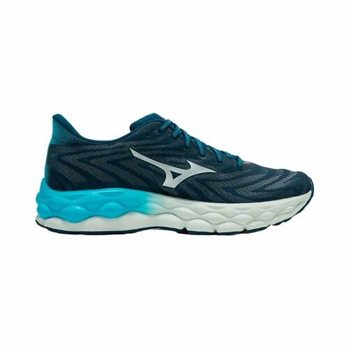 Løbesko til voksne Mizuno Wave Sky 8 Blå Grå 40.5