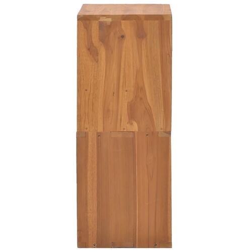 Opbevaringsskab 40x30x76 cm massivt teaktræ