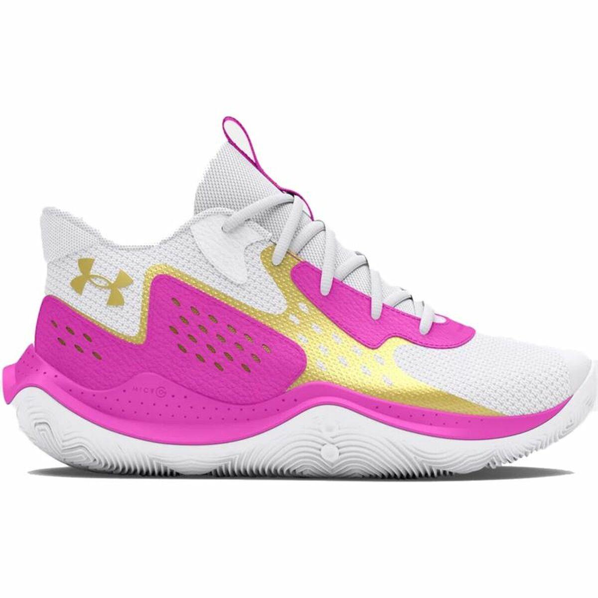 Basketballsko til voksne Under Armour Gs Jet '23 Hvid 39