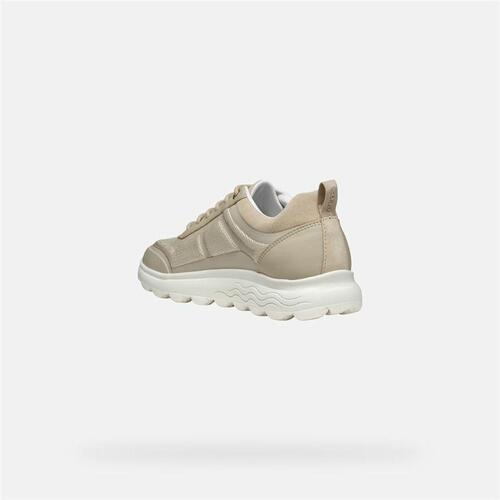 Kvinde Casual Sneakers Geox Spherica C Beige 36