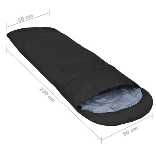 Sovepose 2 stk. 850 g 15 °C sort
