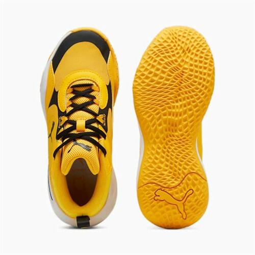 Basketballsko til børn Puma Playmaker Pro Gul 38.5