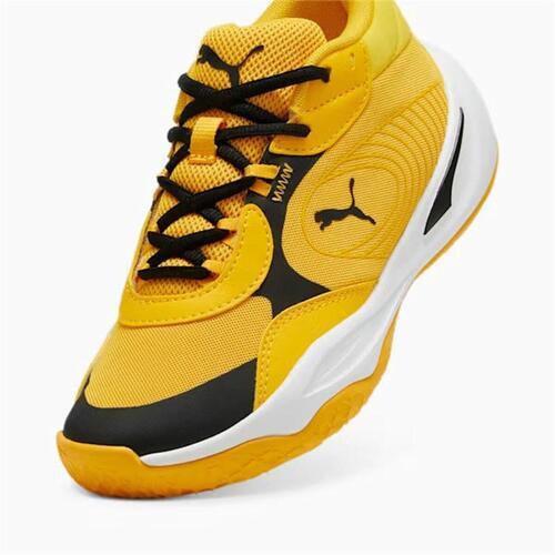Basketballsko til børn Puma Playmaker Pro Gul 38.5