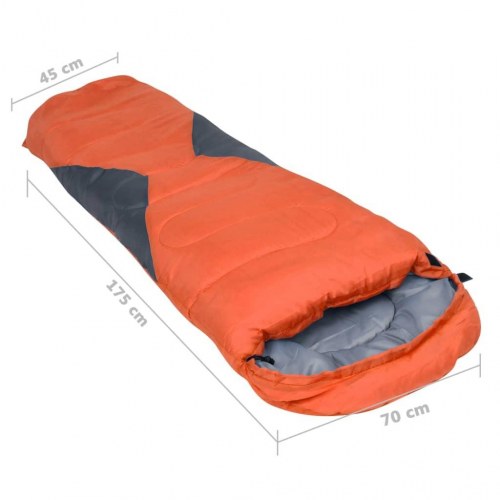Sovepose til børn 670 g 10 °C mumieformet orange