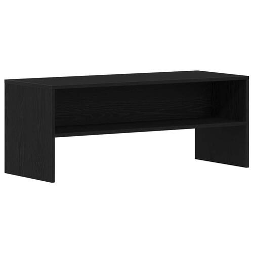 Tv-bord 100x40x40 cm konstrueret træ sort egetræsfarve