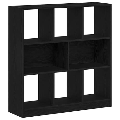 Bogreol 97,5x29,5x100 cm konstrueret træ sort-eg