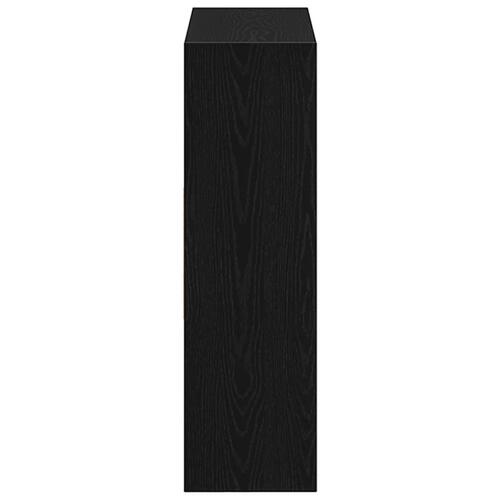 Bogreol 97,5x29,5x100 cm konstrueret træ sort-eg