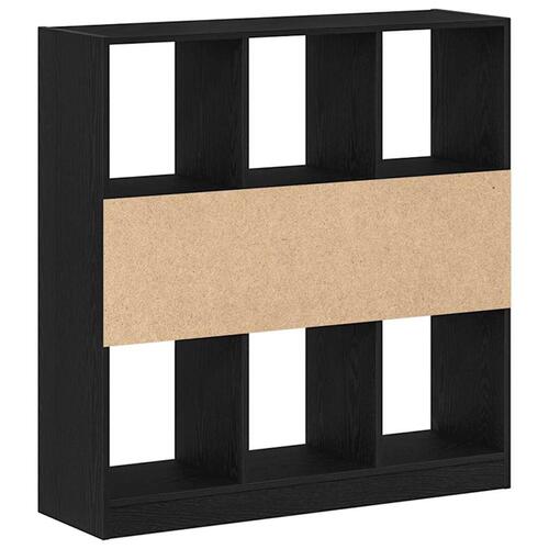Bogreol 97,5x29,5x100 cm konstrueret træ sort-eg